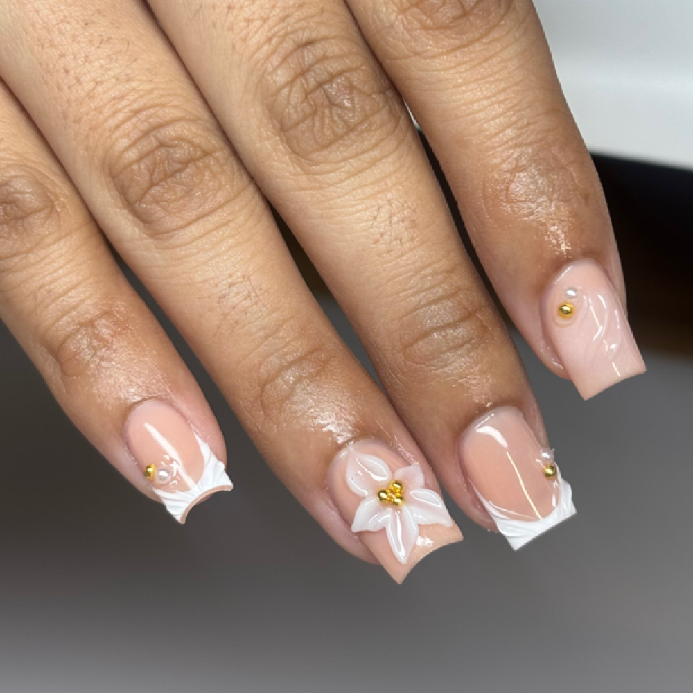 Short Acrylic set- (1 magnets) at The Glam Squad Salon in Florence, KY