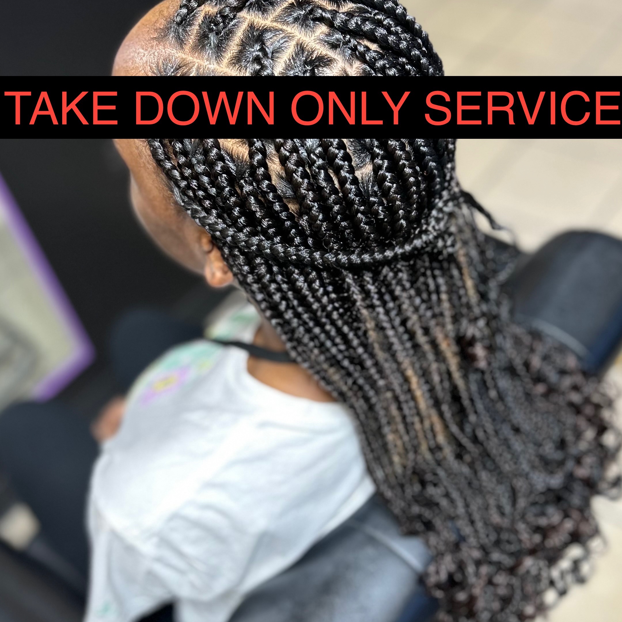 Individual Braid Take Down Service at BeYoutiful Beauty Barr in Houston, TX