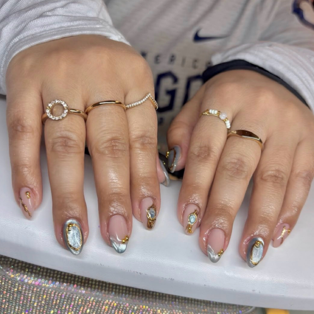 Gel Overlay+Full Design ✨ at Jessica Nail Artist in Chicago, IL