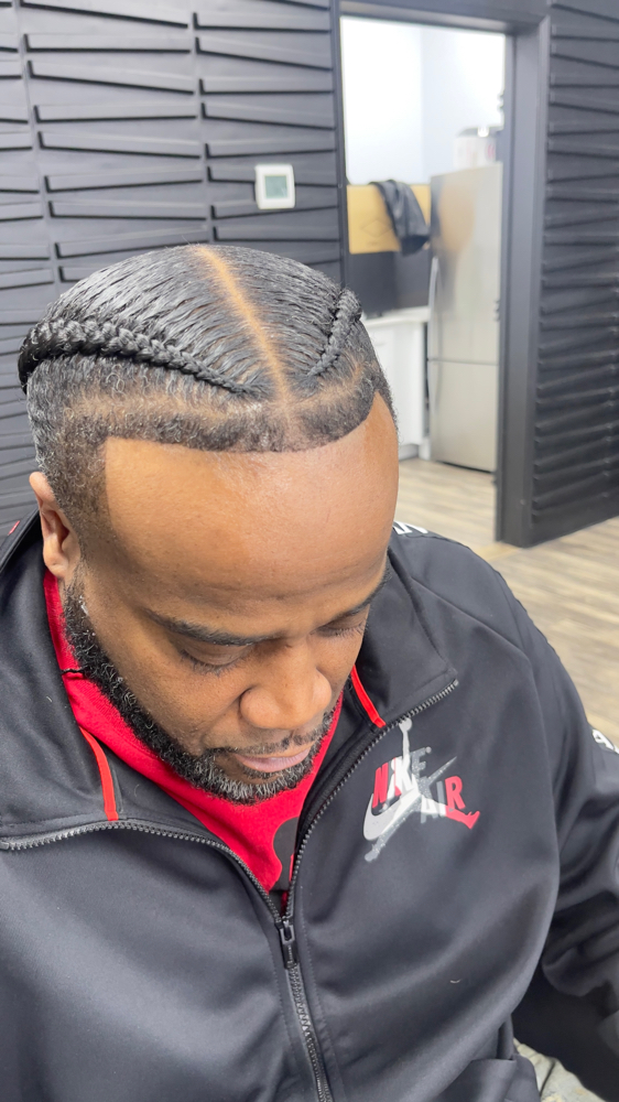 Men 2 Braids at Yourfavorite hairbraider in Spanaway, WA