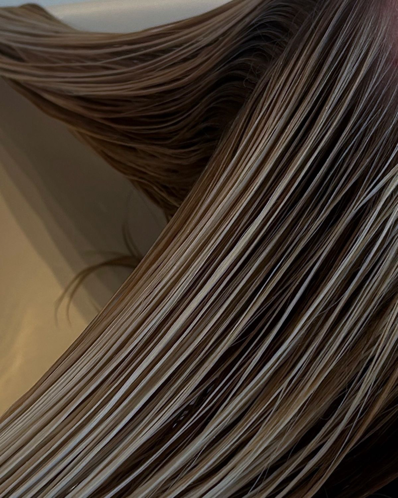 Test strand for Color Corrections at Social House Salon in Holly Springs, NC