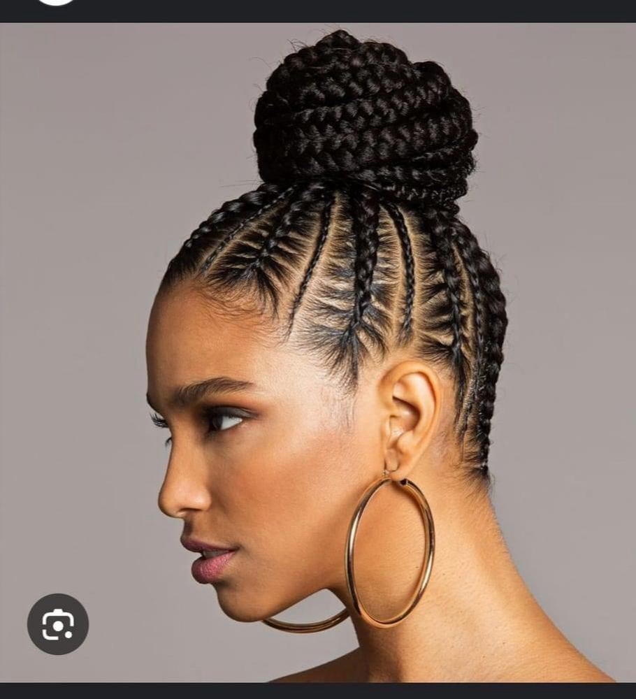 Braided Ponytail (10-12 Braids)