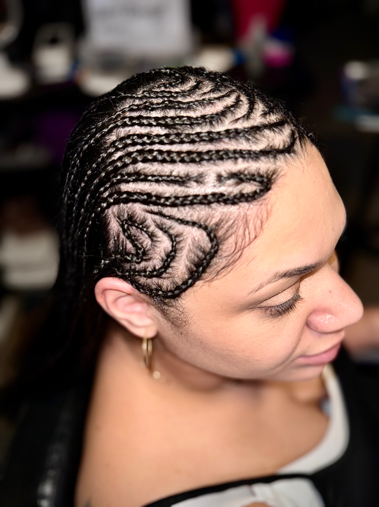 Natural Designer Cornrows at Refined Beauty in Middletown, CT
