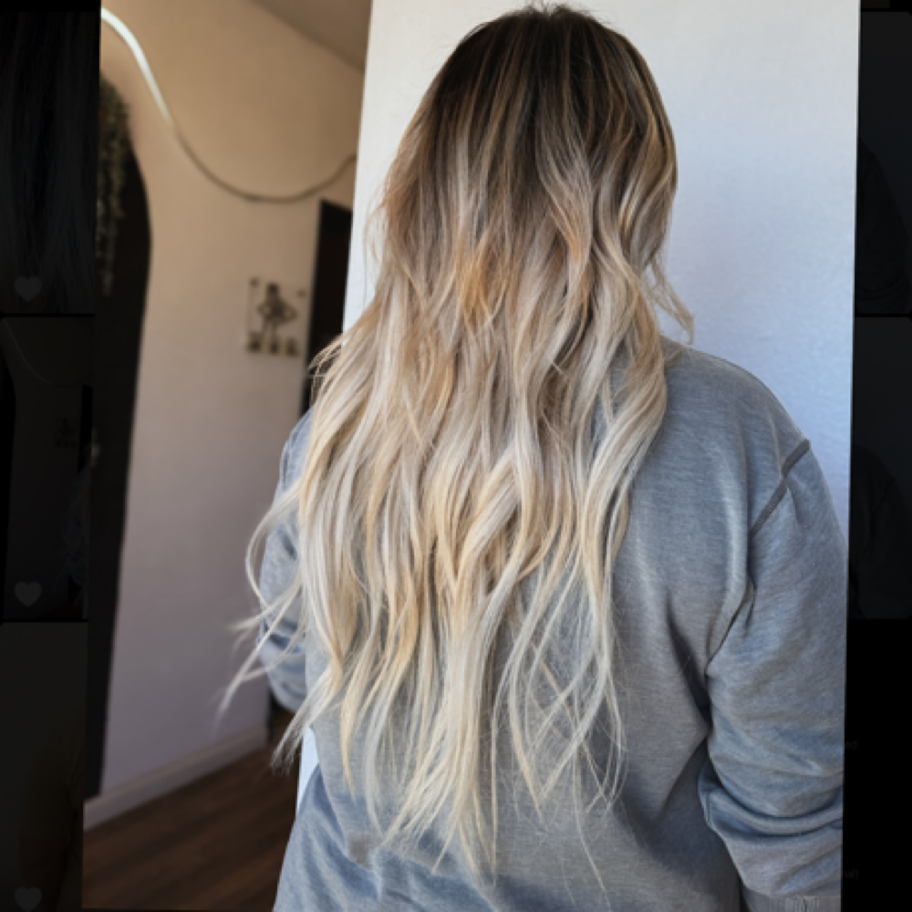Slow Burn | Lived -in Blonding at Loveleigh_Artistry in Apple Valley, CA