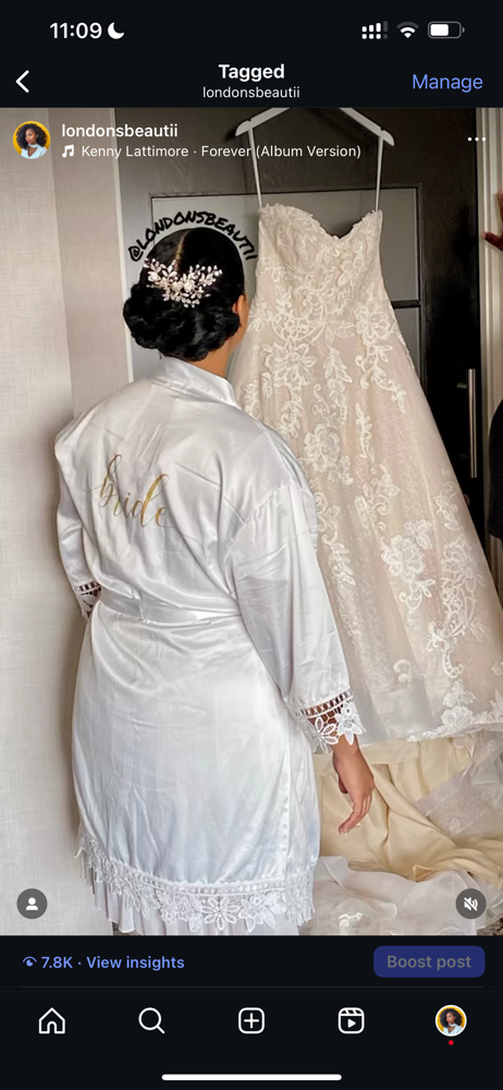 Bridal Trial: Crochet Bridal Hair (Slick Back)