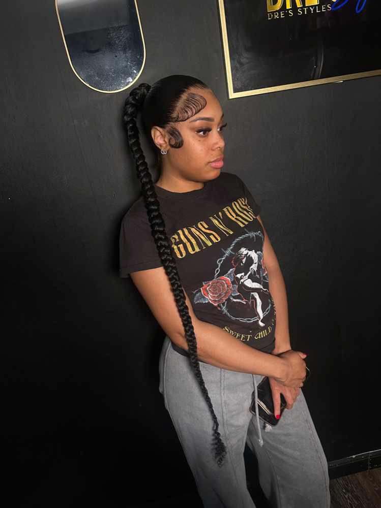 Frontal ponytail at Dre Styles in akron, OH