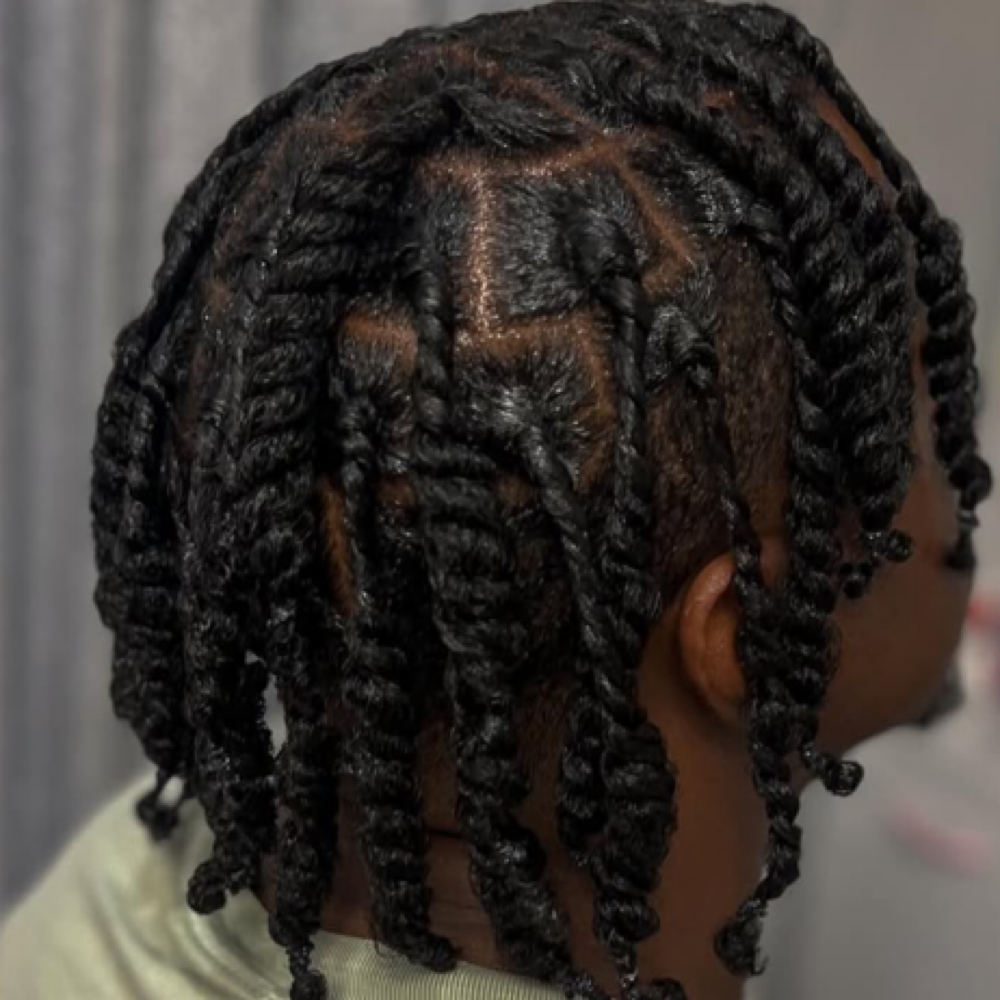 Two Strand Twist at So Glamorous Beauty in Van Nuys, CA