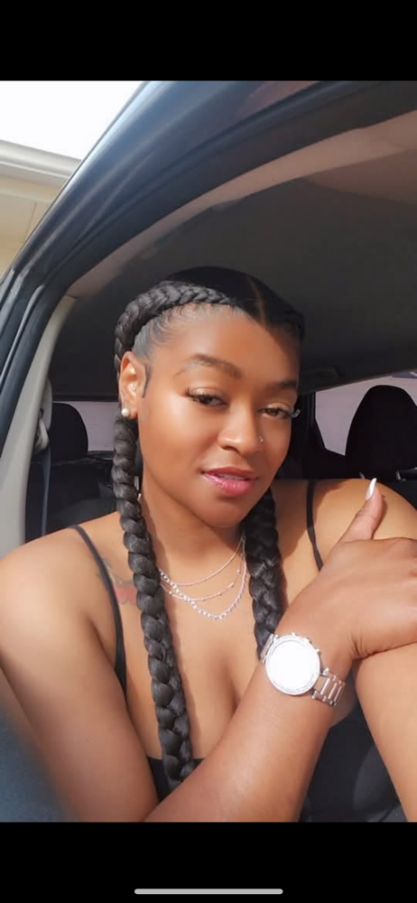 2 Braids at Braided Elegance in Oklahoma City, OK