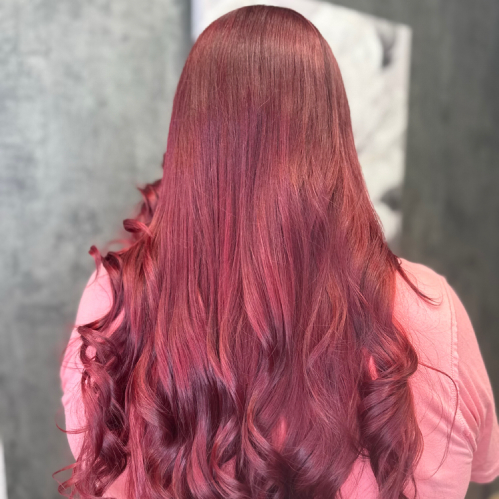 All Over Red Hair Coloring at G Stylez Salon in Madison, WI