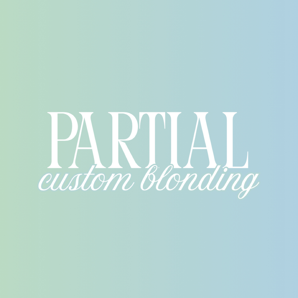 Partial Custom Blonding at The Coastal Chair in Holly Ridge, NC