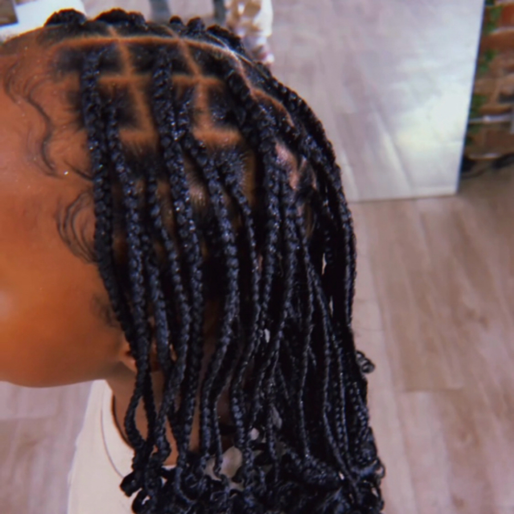 Kids S/M Knotless at Bri Braids in Berkeley, MO