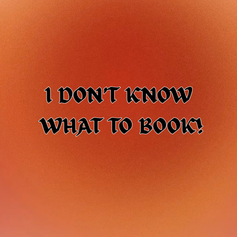 I DON'T KNOW WHAT TO BOOK! at STARDROPHAIR in Vancouver, WA