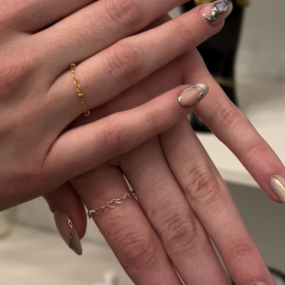 Silver Ring at Lotus Moon Esthetics in Mesa, AZ