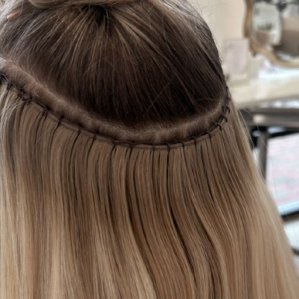 Weft Install 1 Row at HairXStarr in Corona, CA