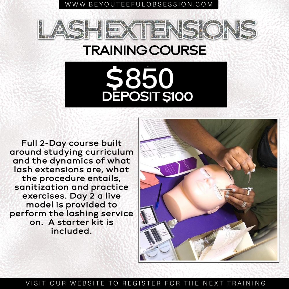 Eyelash Extensions Training Cert.