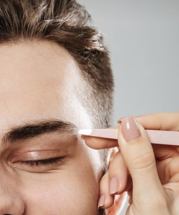 Men only brow trim & clean