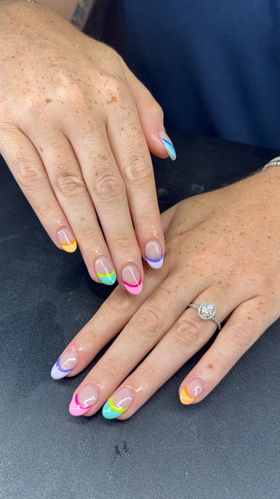 French Nails at Grace Co & nails. in Memphis, TN