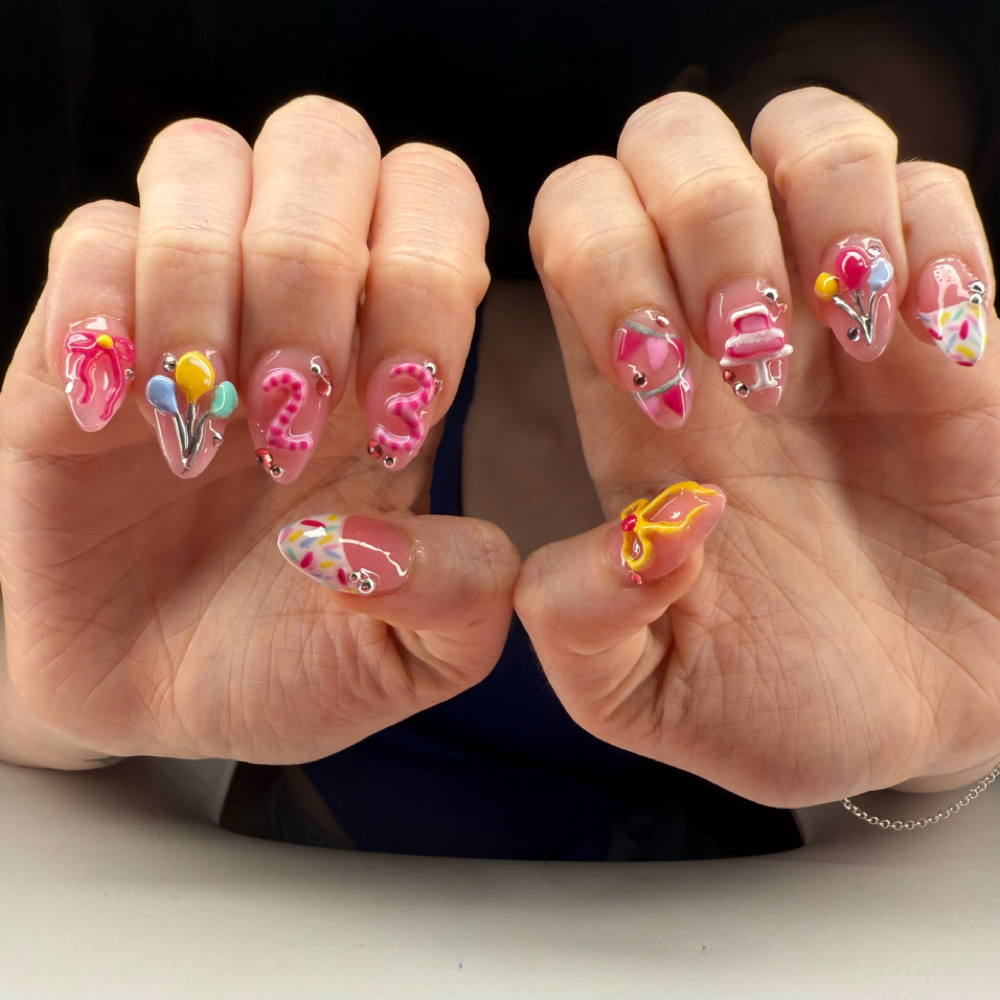 Rubber Base Set at Nail'd By Bella in Lexington, KY