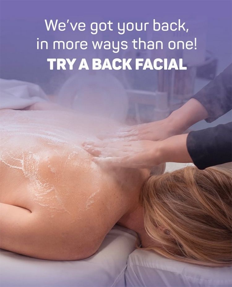 Back facial