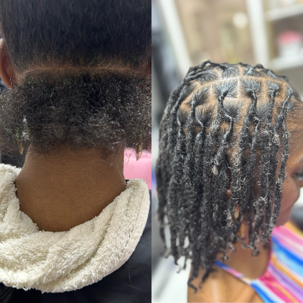 Instant Locs with hair added