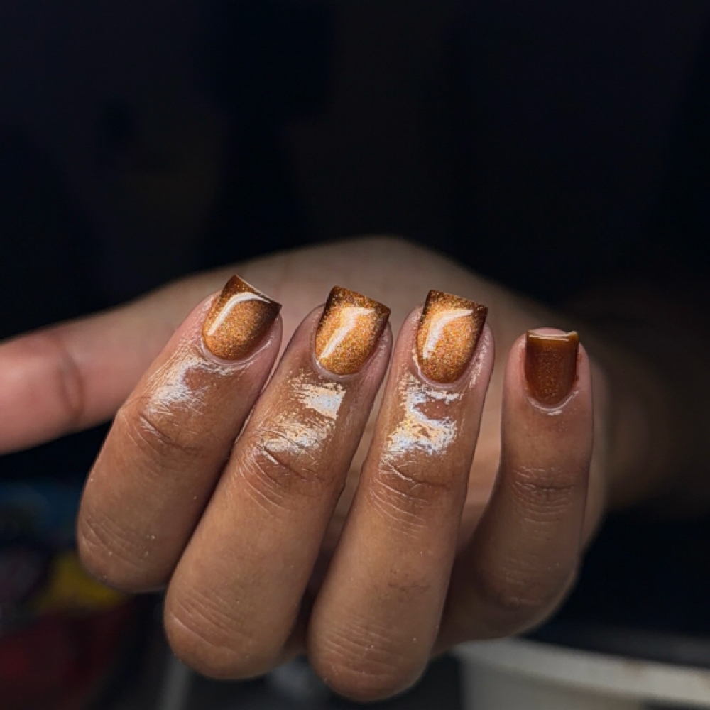 Structured / Builder Gel Mani at Jenn Nail Studio in Cleveland, TX