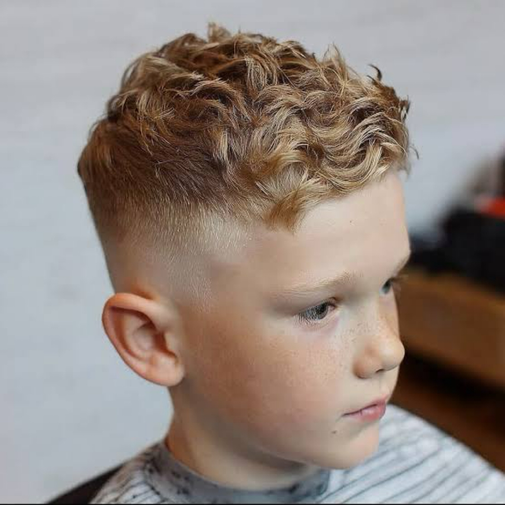 Boys Bald Fade Under 10 at Mary Ann Pope in Hewitt, TX