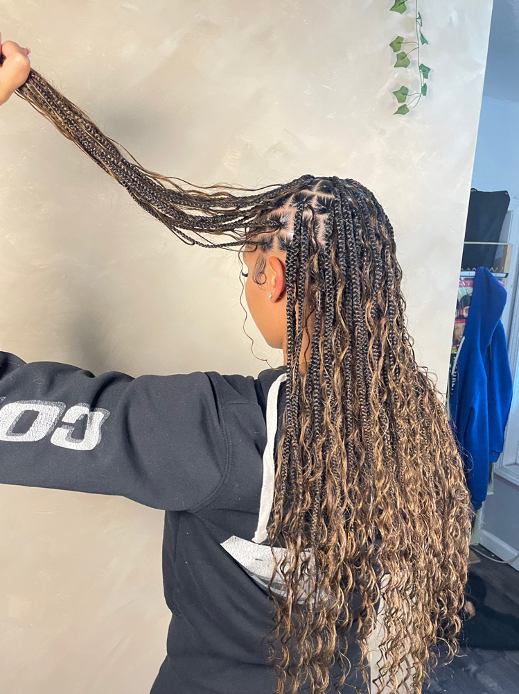 Goddess braids Human hair