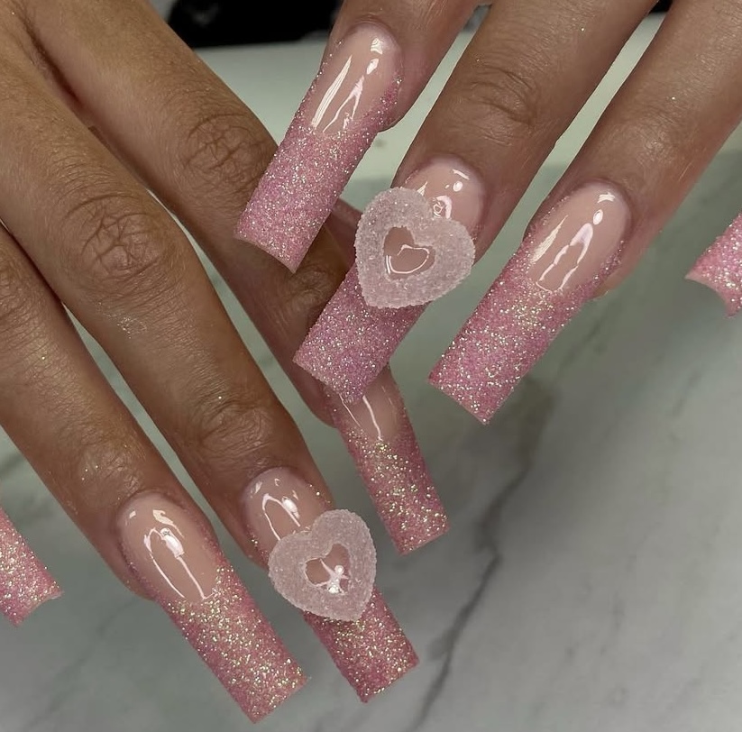 Exposed Glitter For All Nails