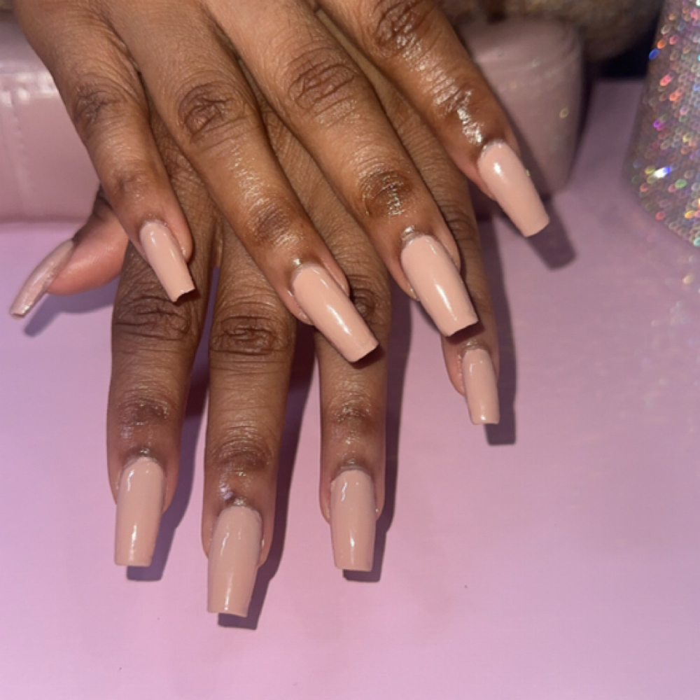 Coffin Gel X Set at Elegantleenailed in Hyattsville, MD