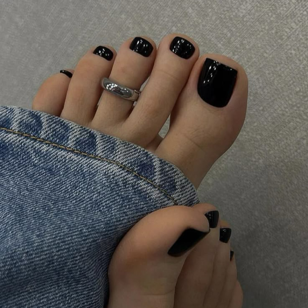 Gel Polish Toes at K.M. Beauty Studio in Polson, MT