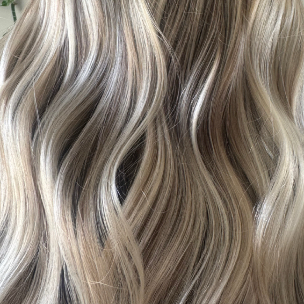 Partial Custom Foil & Blowout at Hair by Kelsey Clark in Lizton, IN