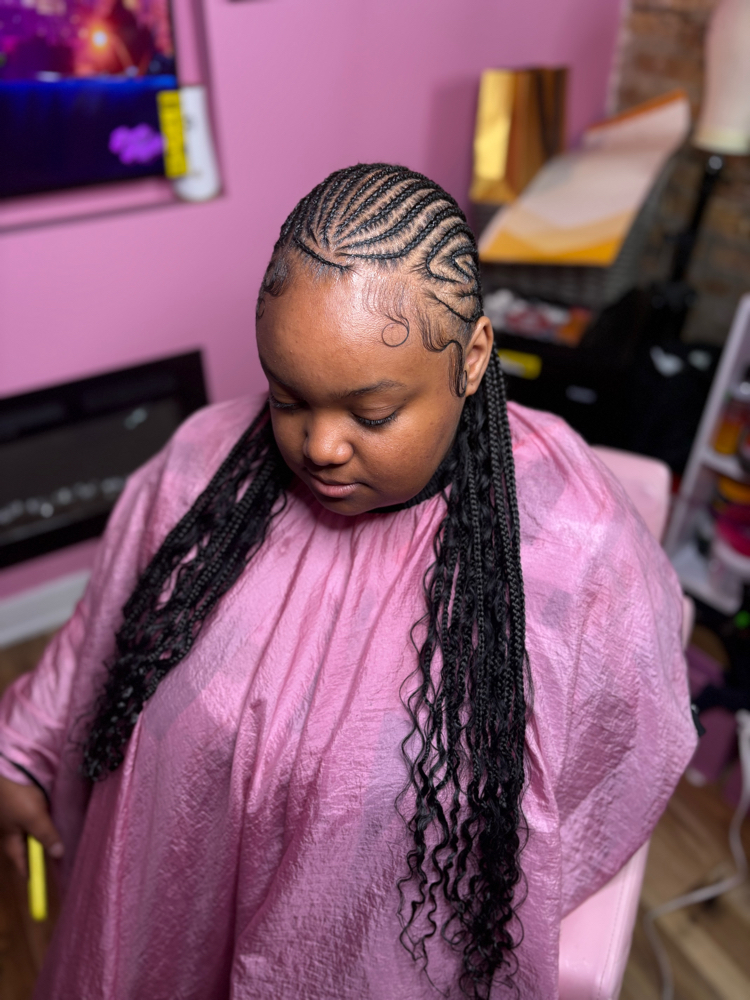 12+ Feed In Braids at NiyahTheStylist in Chicago, IL