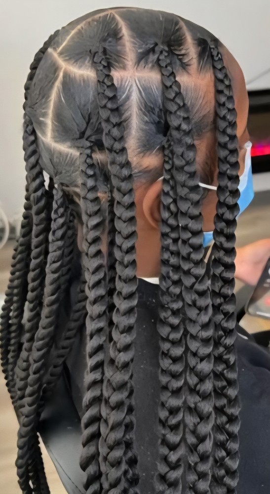 Extra Large Knotless Braids at LiveLoveBraid By Alexis'Jade in Colonial Heights, VA