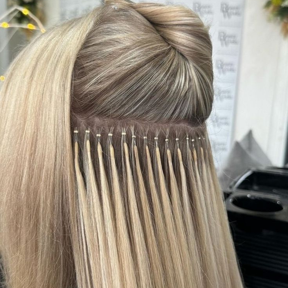 Custom Microbead Extensions at Moon and Sea Luxury Salon LLC in Avon, CT