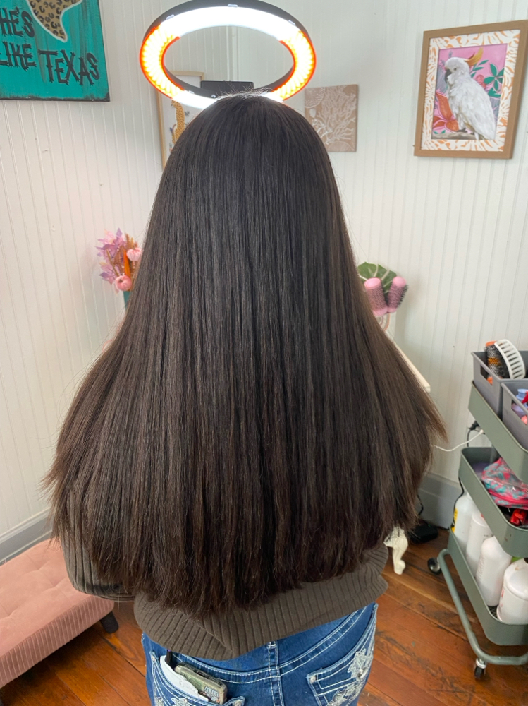 Add On Haircut With Color