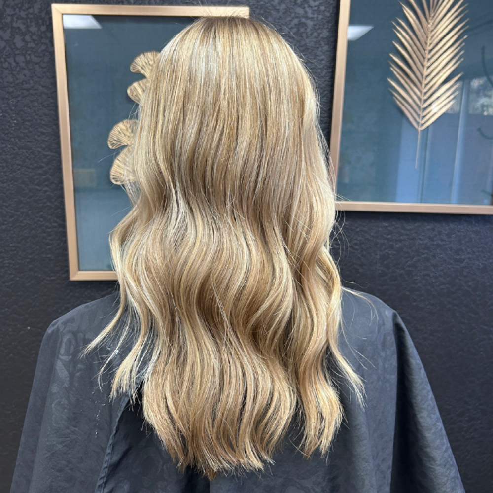 Womens haircut at Blend Color & Co in Essexville, MI