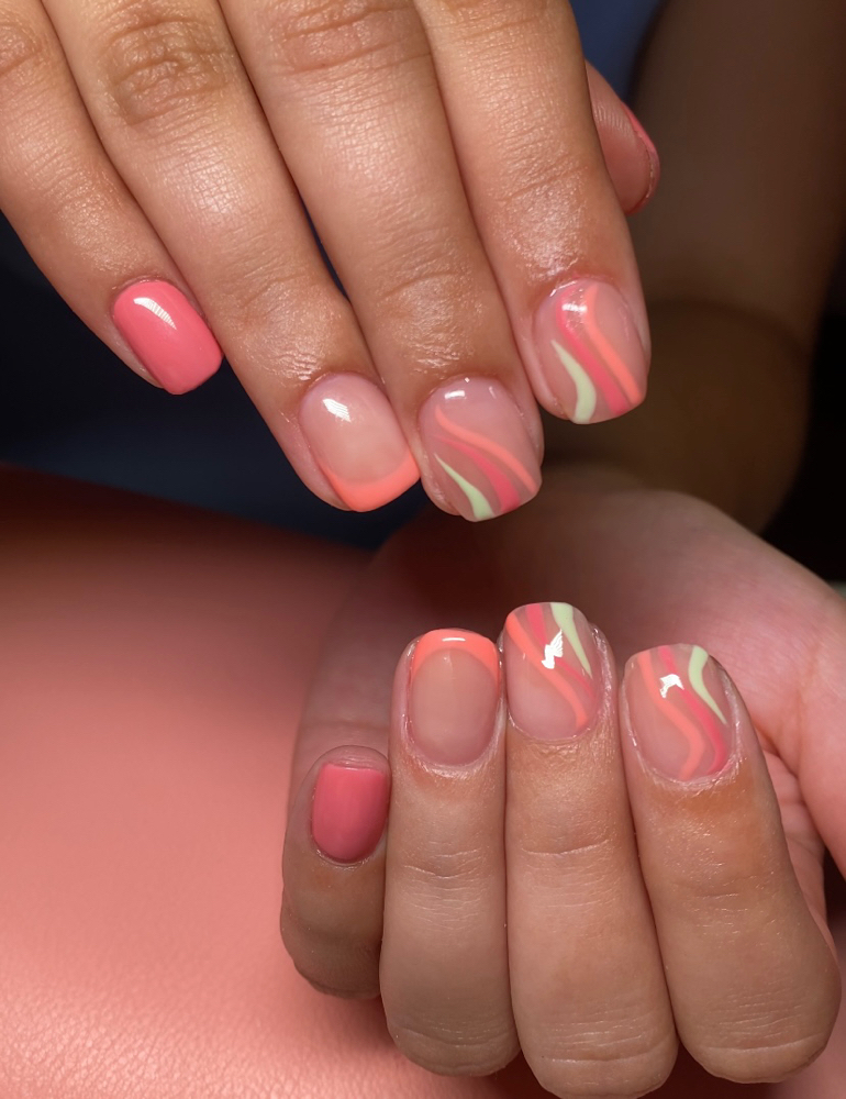 Acrylic Overlay(Natural Nails) at Kinas Nails in Lemon Grove, CA
