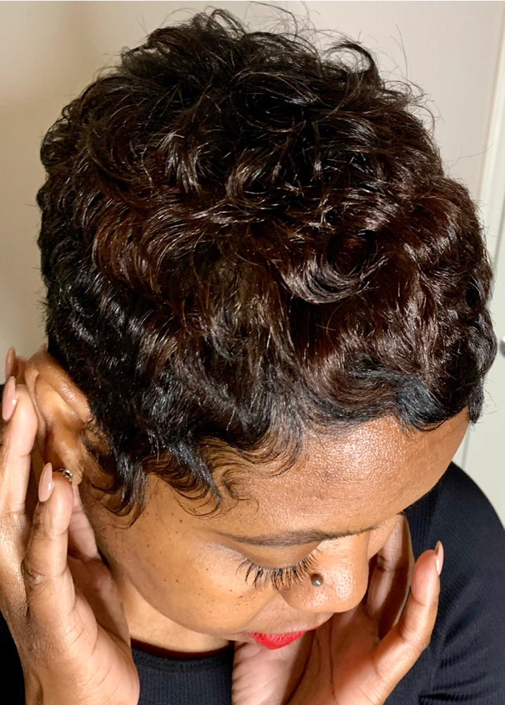 Short Hair Relaxed (shampoo& Mold)