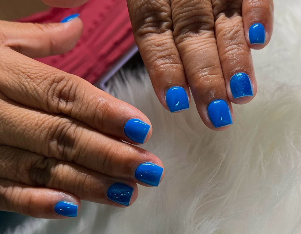 Acrylic Overlay(over natural nails)