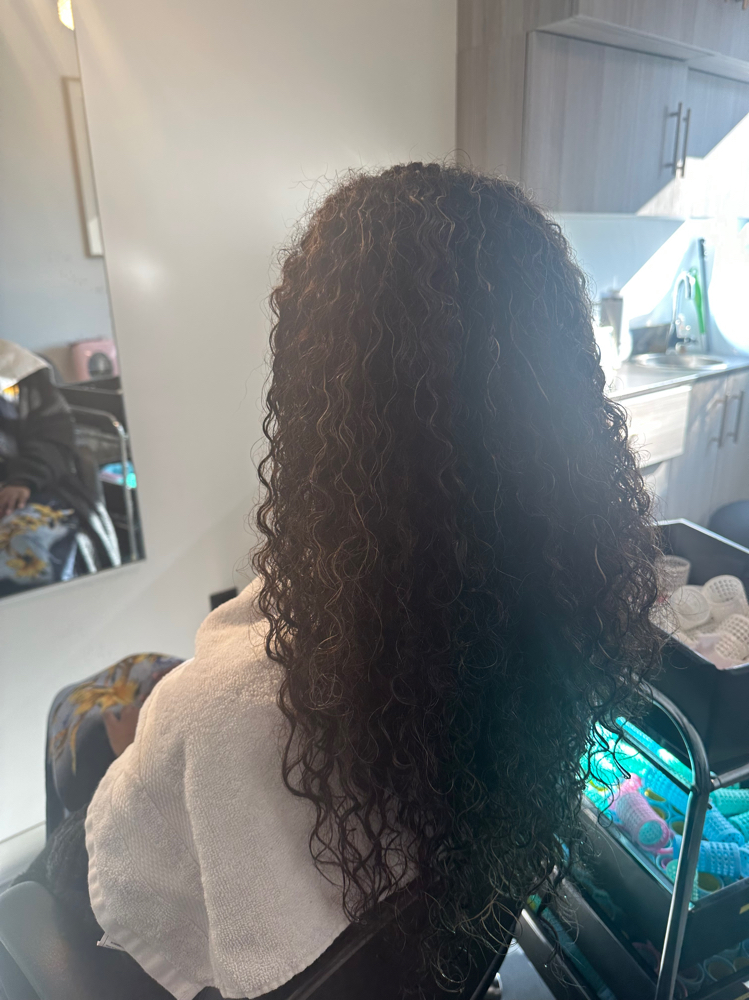 Long Hair Wash And Natural Curl Set