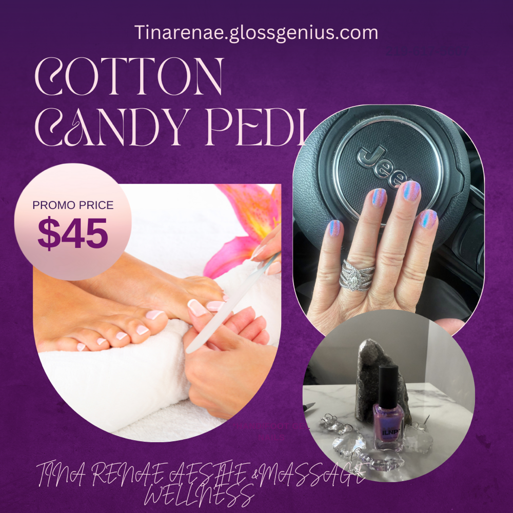 Cotton Candy Pedi
