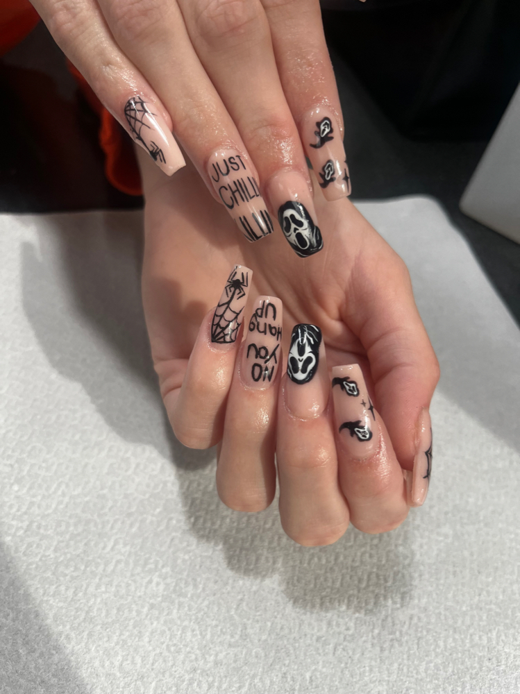 intermediate nail art