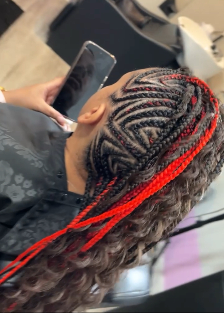 Braided Mohawk at Blissfully Braiding Beauty Bar in Overland Park, KS