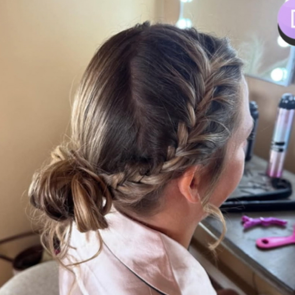 Braided Updo Styling🧡 at Madison Engel in Belton, TX