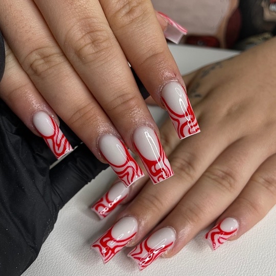 Long Full Set at NailssbyJordynllc in Amherst, OH