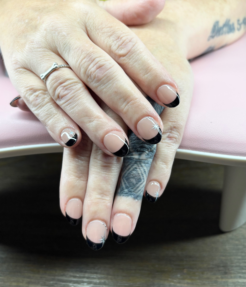 Acrylic Full Set/french/short at Nails by Cheyanne in Greensburg, KY