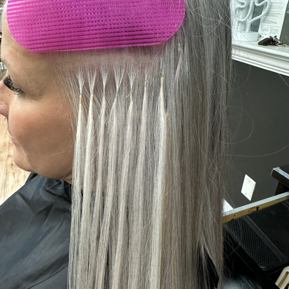 K Tip Exstension Install at Sea Breeze Hair & Skin in Navarre, FL