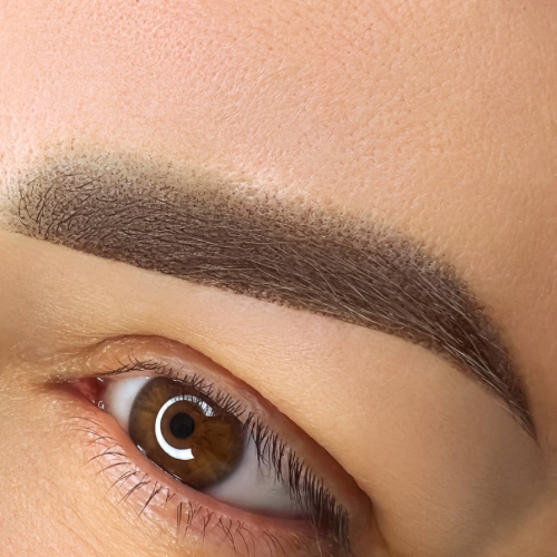 Ombre Powder Brows New Client at Sarah Stone Cosmetic Tattoo Clinic in Fontana, CA