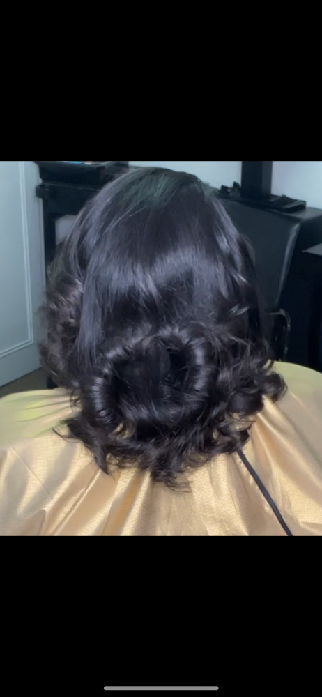 Deluxe Silk Press W/Style