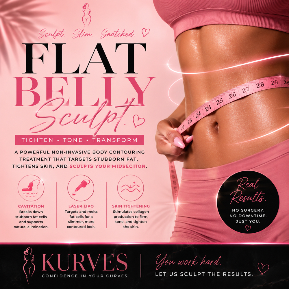 Flat Belly Sculpt at Kurves Aesthetics in Rogers, AR